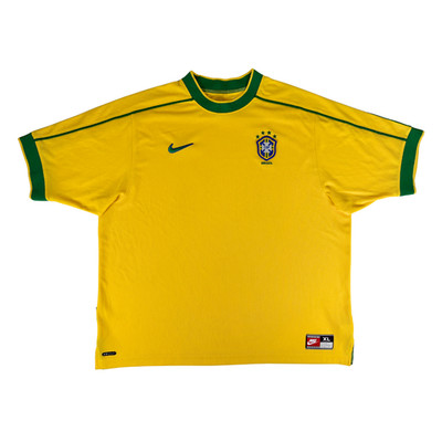 BRAZIL 1998/00 NIKE Reissue Football Shirt XL 90s mens Vintage