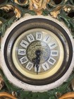 1910 Antique German Minxie Ceramic Mantel Clock w/ Cherubs Majolica Rococo — photo 5
