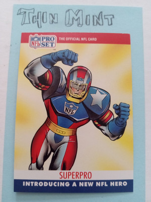 Pro Set 1990 SuperPro SUPE NFL Pro Set SuperPro Insert Football Trading Card