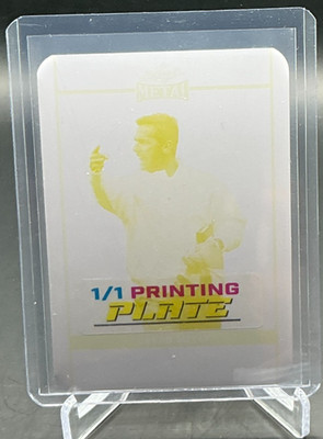 2024 Leaf Collective Multi-Sport URBAN MEYER Metal Yellow Plate 1/1