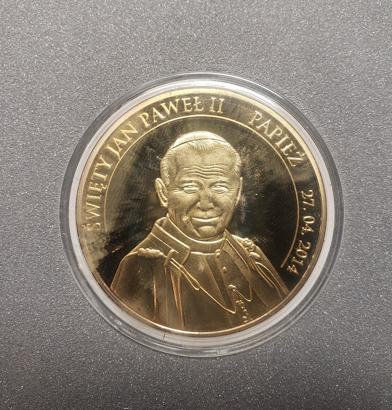 Polish church medal of the Meritorious Donor- gold edition