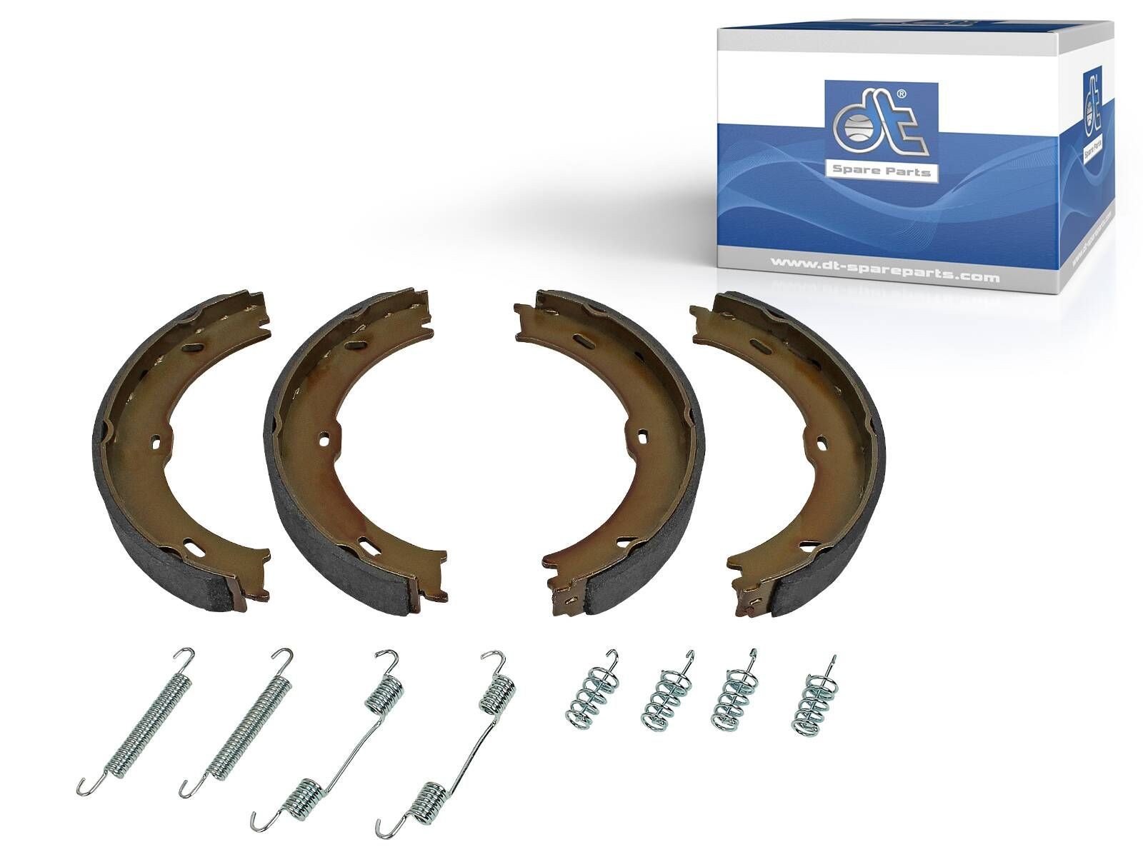 Kit mâchoires de frein DT Spare Parts 4.91488 acier forgé garnitures rivetées D180