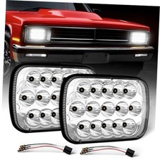 45W 5x7 Led Headlights 7x6 H6054 headlamp Hi/Low Sealed Beam Compatible with