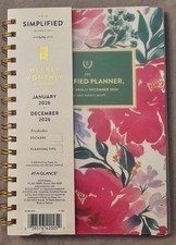 2026 Simplified by Emily Ley  Weekly Monthly Planner, English Garden 5" x 8"