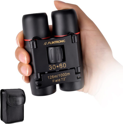 Flintronic 30X60 Kompakt Mini-Fernglas, HD Ferngläser, Leichtes Faltteleskop Für