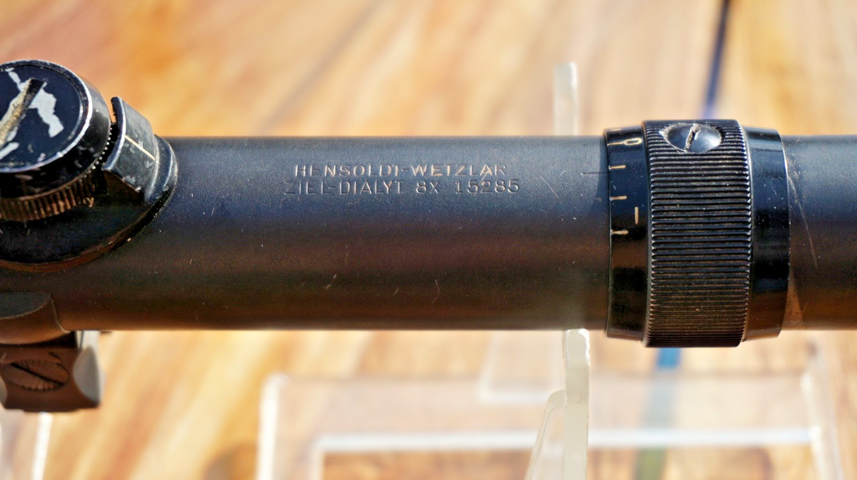 ZIEL-DIALYT 8x HENSOLDT WETZLAR 15285 ZF39 K98 STEEL SNIPER SCOPE