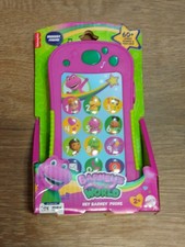 New Barney's World Hey Barney Musical Phone- Fisher Price Ages 2 Fast Shipping