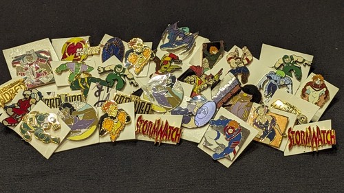 Choose Your 90s Planet Image Wildstorm Aegis Pins! Gen13 Stormwatch WildCATS
