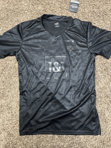Borussia Dortmund 2022 2023 Special Edition Blackout Puma Shirt Mens Large