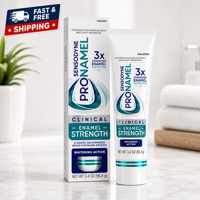 Sensodyne Pronamel Clinical Enamel Strength Toothpaste, Whitening Action, 3.4 Oz