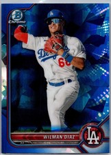 2022 Bowman Draft Sapphire Edition #BDC-167 Wilman Diaz