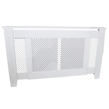 Monster Shop Adjustable Radiator Cover White MDF Trellised Customer Return UG