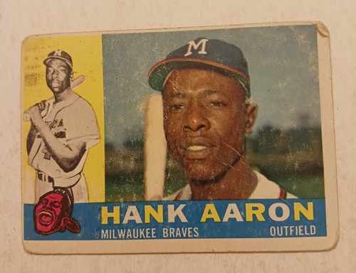 Hank Aaron #300 1960 Topps card