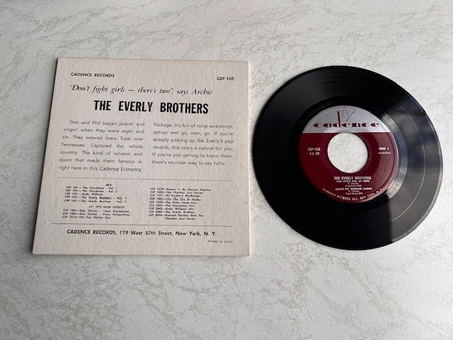 The Everly Brothers seltene Sammler US EP "This little Girl of mine" - Bild 2 von 2