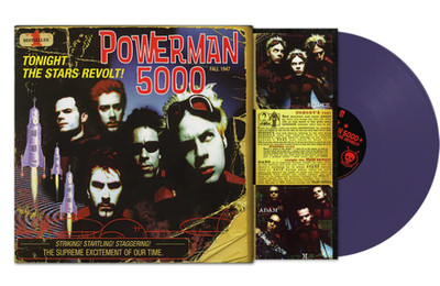 Powerman 5000 Tonight the Stars Revolt! (Indigo Vinyl LP) [NEW/SEALED] power man