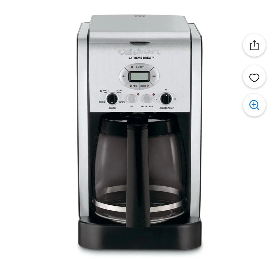 Cuisinart DCC-2650 12-Cup Extreme Brew Programmable Coffee Maker - Image 4 of 4