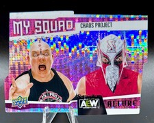 2022 AEW Upper Deck Allure My Squad Pink parallel SERPENTICO Chaos Project  /100