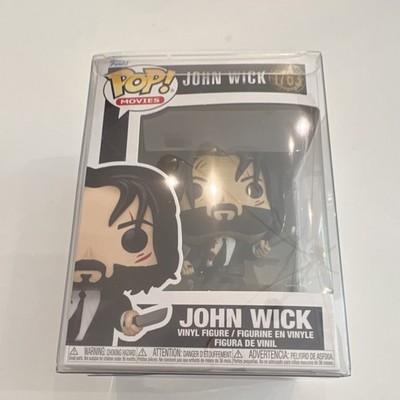 Funko Pop! Movies John Wick Vinyl Figurine #1763 With Protector Case
