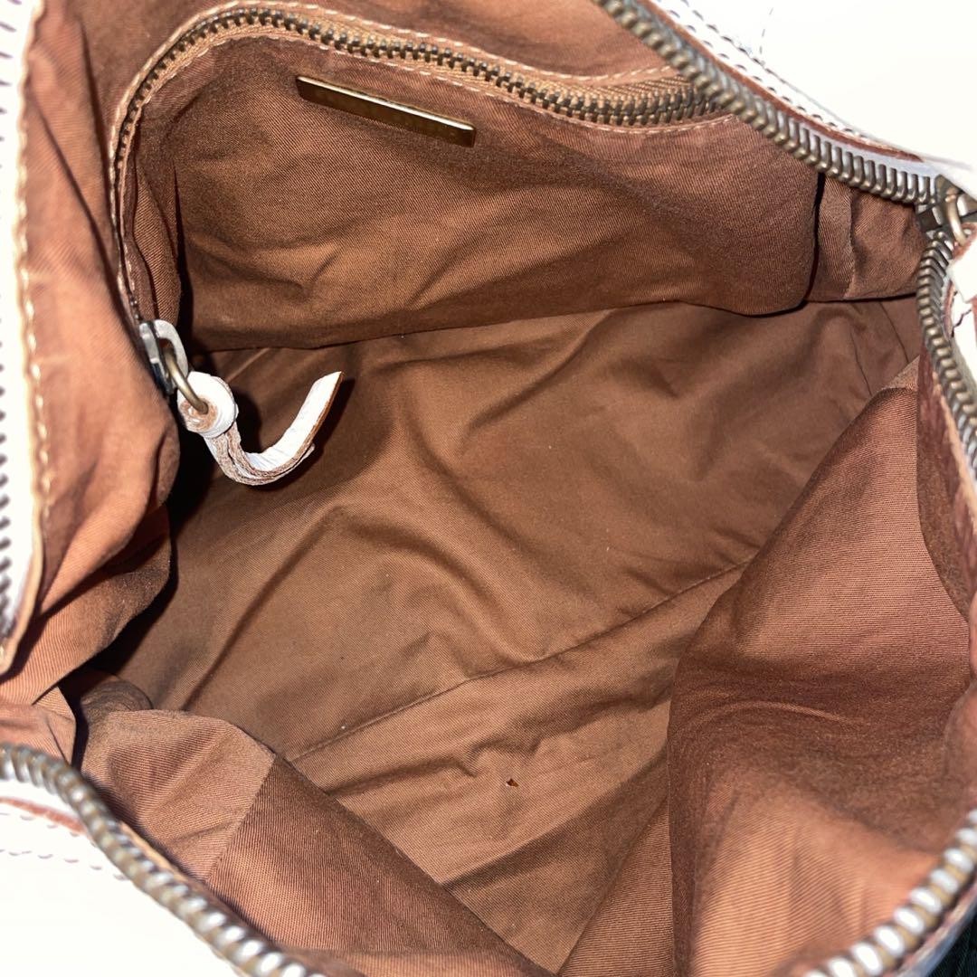 Miu Miu Archive One Shoulder Bag All Leather Logo Vintage