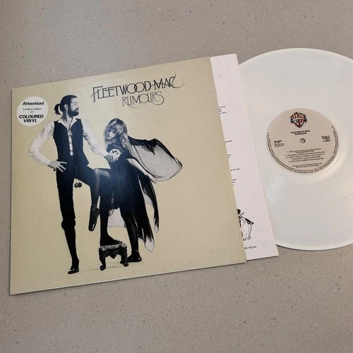(NM) FLEETWOOD MAC Rumours LP 1979 White Coloured Translucent Vinyl Insert HYPE