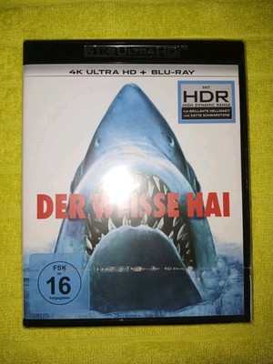 Der weisse Hai (Jaws) | 4k UHD Blu-Ray | Steven Spielberg | Roy Scheider (weiße)