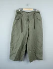 OSKA Womens Green Linen Wide Leg Pants Size 4