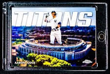 AARON JUDGE REFRACTOR NEW YORK YANKEE STADIUM MVP CARD