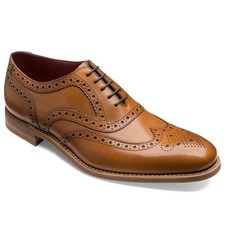 Scarpe da uomo Loake Kerridge Brogues cedro brunito in pelle di vitello