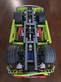 8649 LEGO Power Racers Nitro Menace, No Instruction, No Box