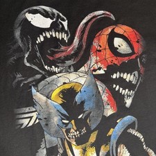Marvel Zombies T-Shirt Venom Spider-Man Wolverine Difficult To Get