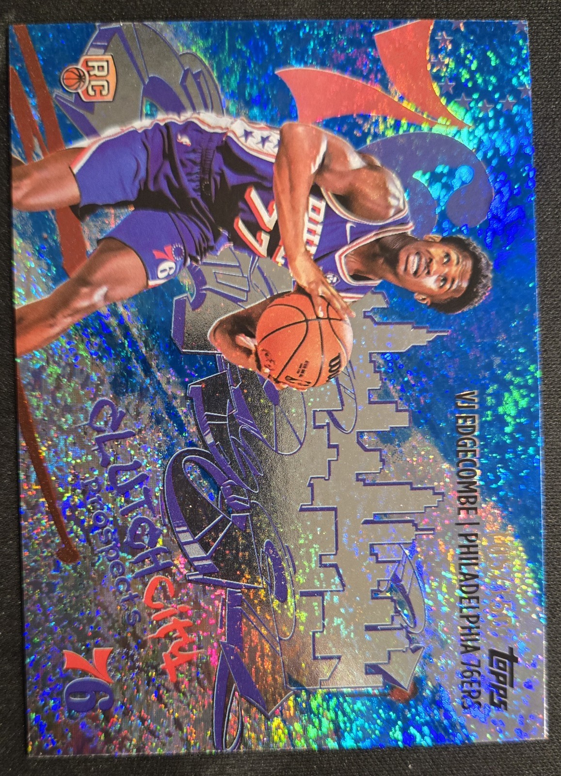 2025-26 Topps Clutch City VJ Edgecombe Blue /150