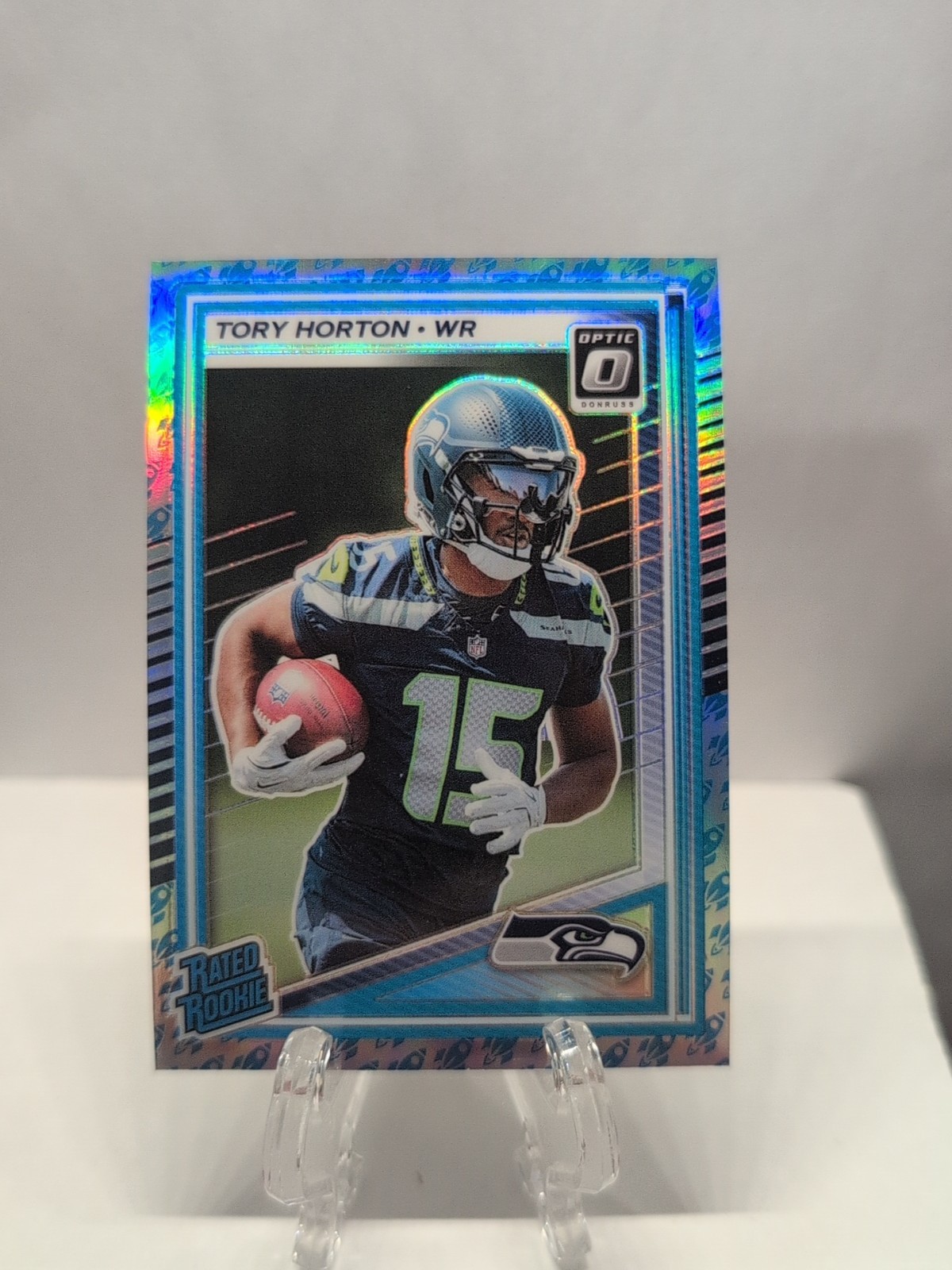 2025 Panini Donruss Optic Rated Rookie Tory Horton #295 Rocket Emoji Prizm SP 🔥
