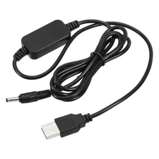 DC 5V to DC 9V USB Step-Up Voltage Converter Cable 3.5x1.35mm Jack 2A