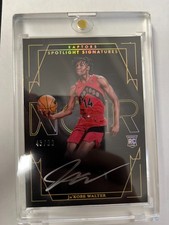 2024-25 Panini NOIR Ja’Kobe Walter spotlight signatures 45/99
