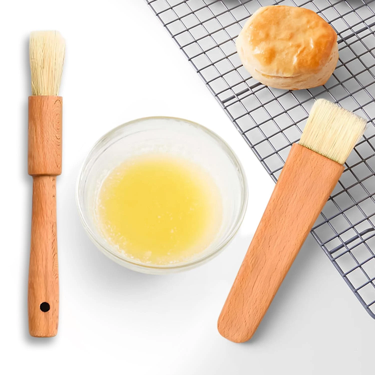ANGEL’S PEEL LOUNGE Pastry Brush for Baking - Basting Brush with Wooden Handl...
Opens in a new wind