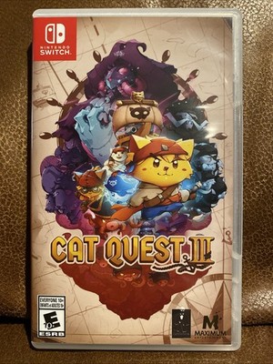 Cat Quest 3 III - Nintendo Switch Complete with map and stickers
