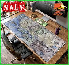 Middle-earth Map Mouse Pad - Lord of the Rings Gaming Desk Mat DHP589