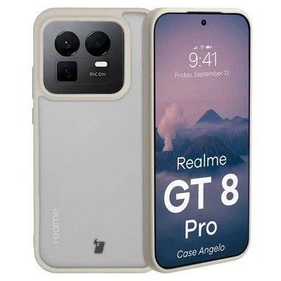 Handyhülle für Realme GT 8 Pro Bizon Case Cover Schutzhülle Etui Hülle Beige