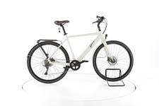 Geero E-Bike City Classic + Vélo électrique de trekking Batterie 444Wh 28" beige