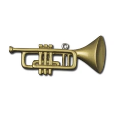 Trumpet Musical Instrument  Personalized Christmas Tree Ornament