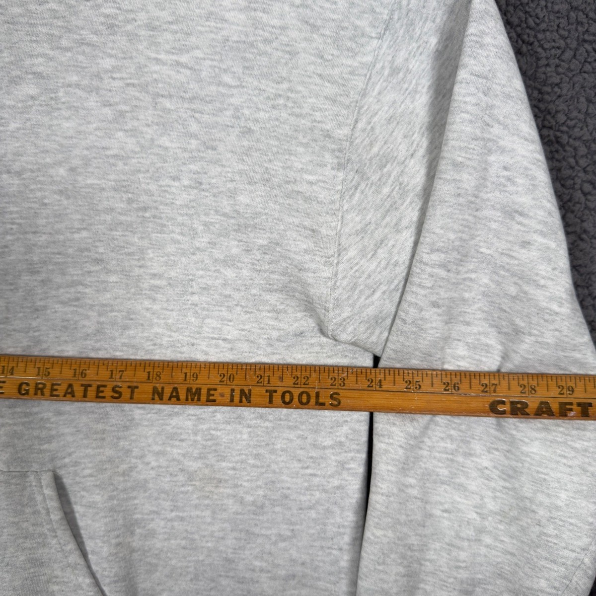 Vintage Russell Athletic Hoodie XL Gray Zip Up Sweatshirt Made in