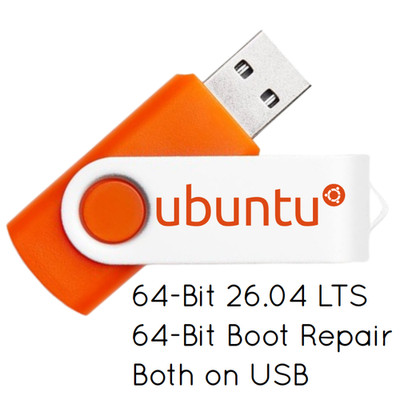 Ubuntu Linux 26.04 LTS 64 Bit Bootable USB Flash Drive And Install Guide