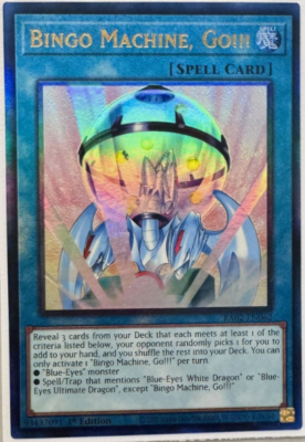 #ad #ad Yugioh Bingo Machine Go RA02 EN062 Ultimate 25#x27;th An. Rarity NM M $1.95
