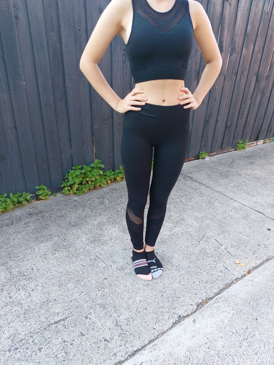 LALA Australia 2pc Women Yoga Vest Suit top Pants Sportswear Fitness Sport  Gym M | eBay Australia