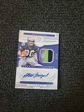 2022 National Treasures Steve Largent Lasting Legacies Patch Auto 25/25 SC7523