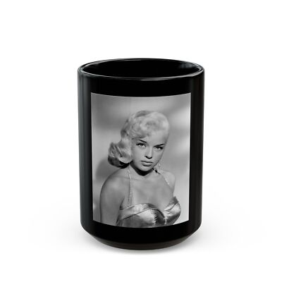 Diana Dors #15 (Vintage Female Icon) Black Coffee Mug