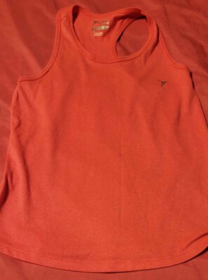 Girls size medium (8) ''Old Navy Active Go-Dry'' bright orange racerback tank top