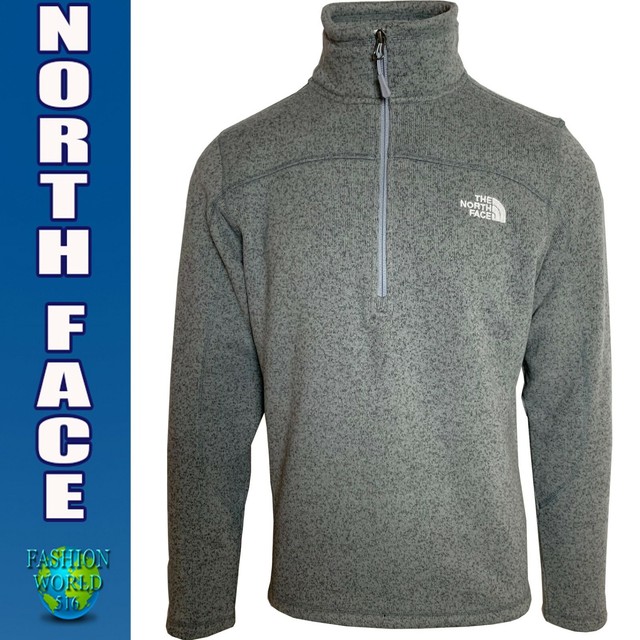 THE NORTH FACE Men's Size XL Leo Sweater 1/4 Zip Fleece Top Pullover ...