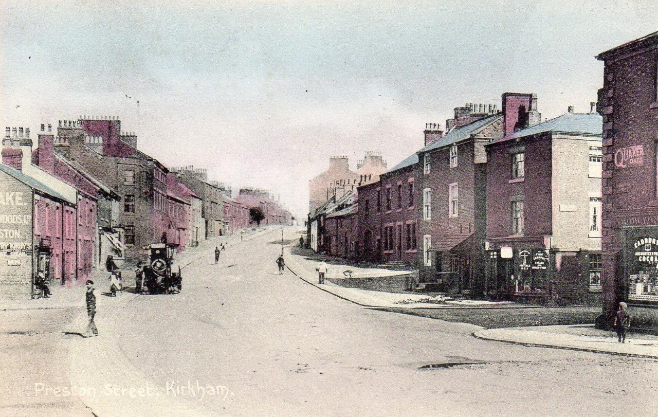 Preston Street Kirkham Nr Blackpool Preston unused old pc eBay