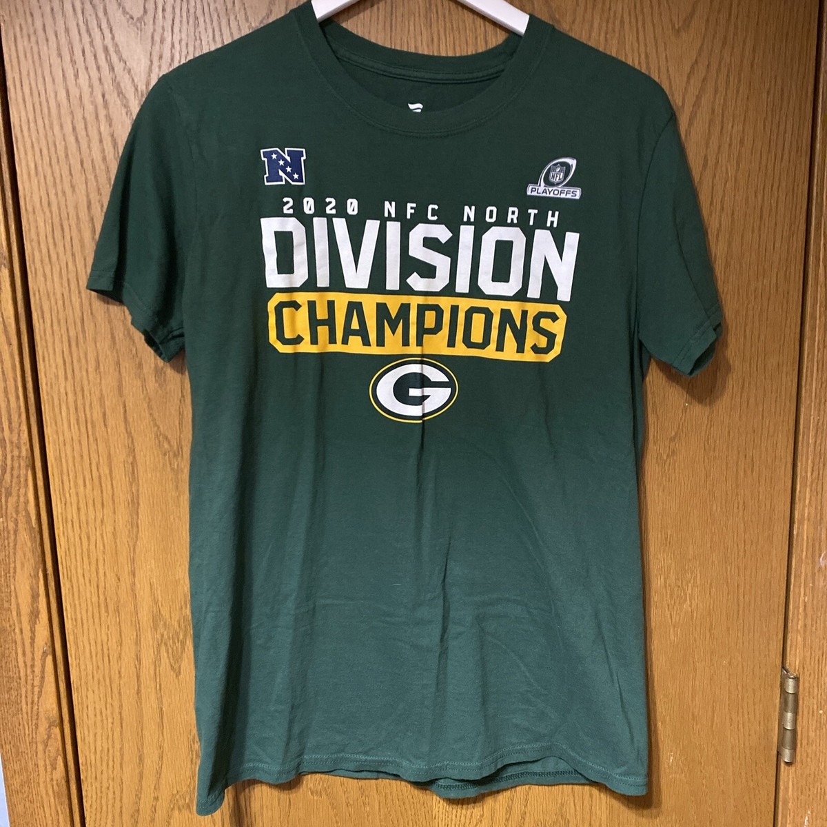 NFL Green Bay Packers Fanatics 2020 NFC North Champions Medium T Shirt